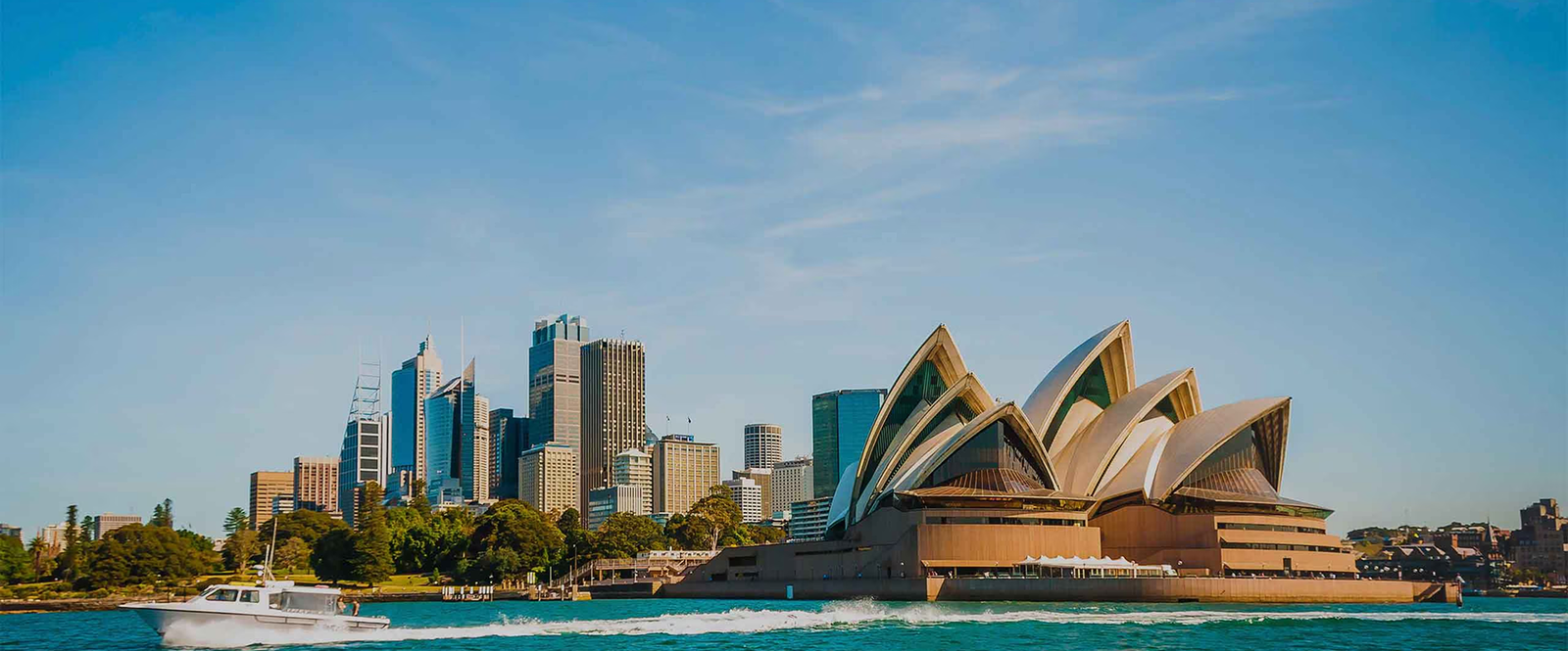 Sydney Opera House and city skyline