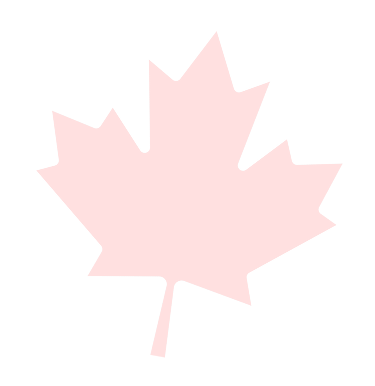 Pale red maple leaf