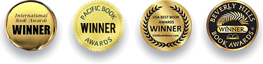 International, Pacific, Best Book and Beverly Hills book award winner seals